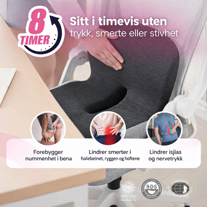 NordSafe™ Ortopedisk Sittepute
