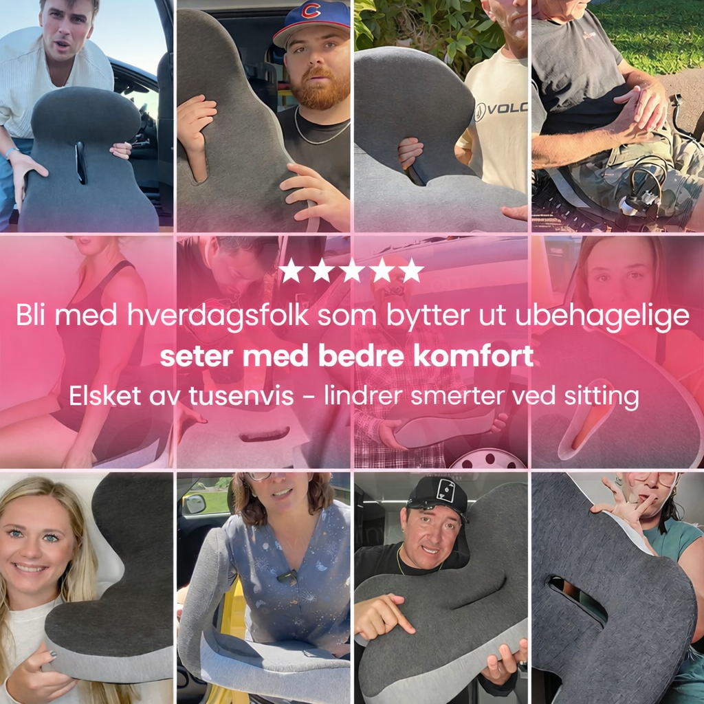 NordSafe™ Ortopedisk Sittepute