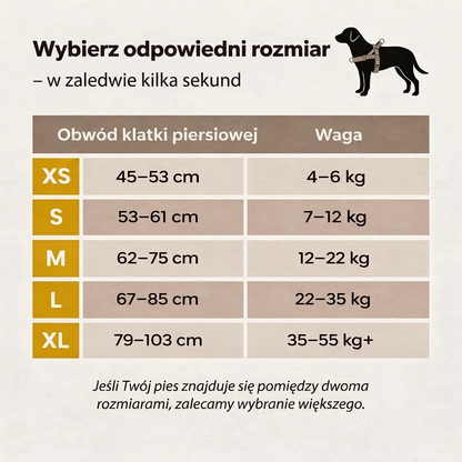 Szelki antyciągowe dla psa